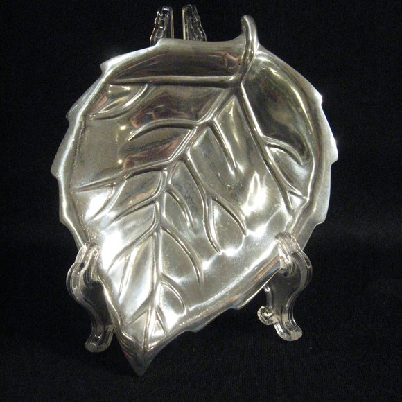PORTMEIRION METAL LEAF PLATE / DISH - Picture 1 of 2